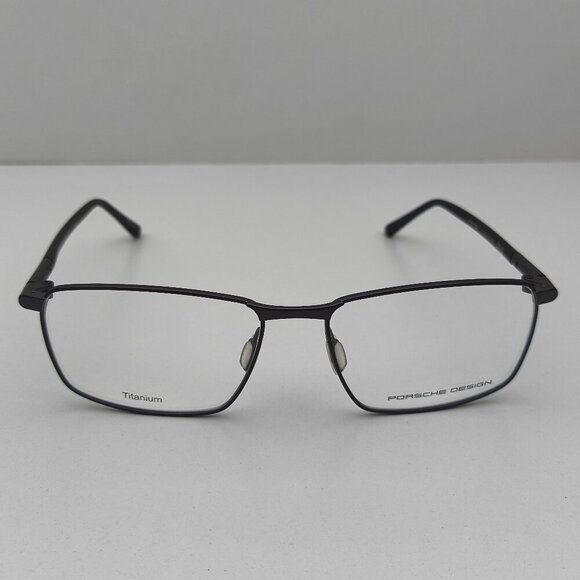 🕶️Made in Italy! Porsche Design P8766 Black Eyeglasses 56/16 140 /EUM102🕶️ - Picture 2 of 11